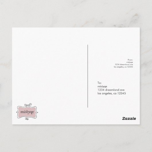 Carte postale Whimscape 6 (Dos)