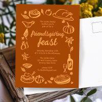 Whimsgiving Friendsgiving Dîner sur mesure