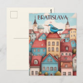 Carte Postale Whimsical Bratislava Voyage (Devant / Derrière)