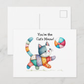Carte postale Whimsical Cat (Devant / Derrière)
