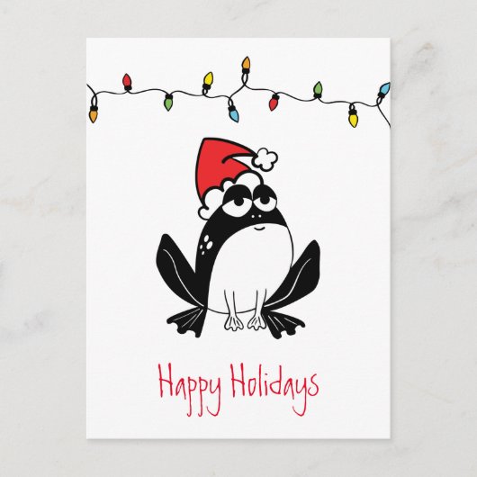 Carte Postale Whimsical Christmas Frog (Devant)