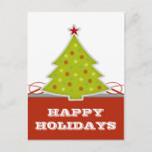 Carte postale Whimsical Christmas Tree (Devant)