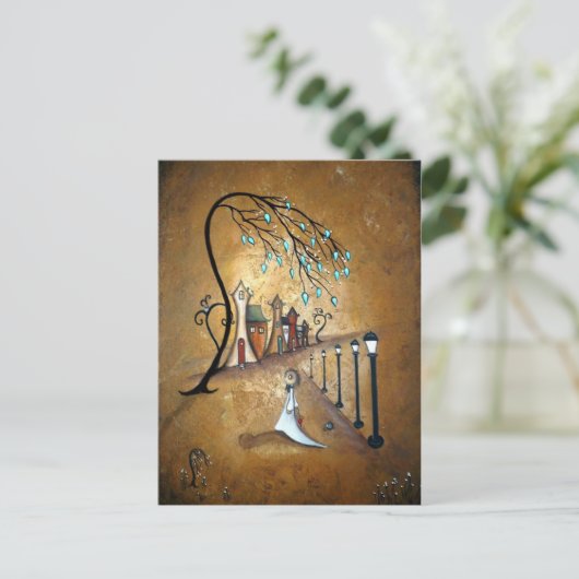 Carte postale Whimsical Creeper Village (Debout devant)