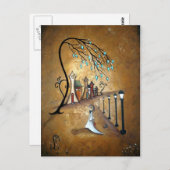 Carte postale Whimsical Creeper Village (Devant / Derrière)