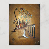 Carte postale Whimsical Creeper Village (Devant)