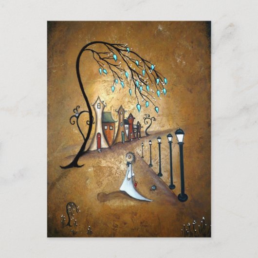 Carte postale Whimsical Creeper Village (Devant)