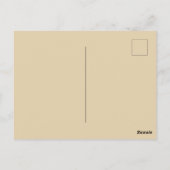 Carte Postale  Whimsical Dachshund Character Illustration (Dos)