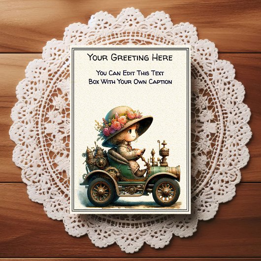 Carte Postale Whimsical Everyday Sentiment Steampunk Art