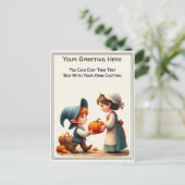 Carte Postale Whimsical Everyday Sentiment Storybook Art   (Debout devant)