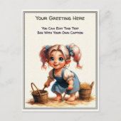 Carte Postale Whimsical Everyday Sentiment Storybook Art (Devant)