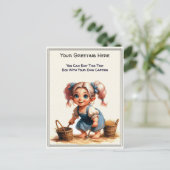 Carte Postale Whimsical Everyday Sentiment Storybook Art (Debout devant)
