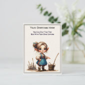 Carte Postale Whimsical Everyday Sentiment Storybook Art (Debout devant)