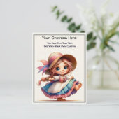 Carte Postale Whimsical Everyday Sentiment Storybook Art   (Debout devant)