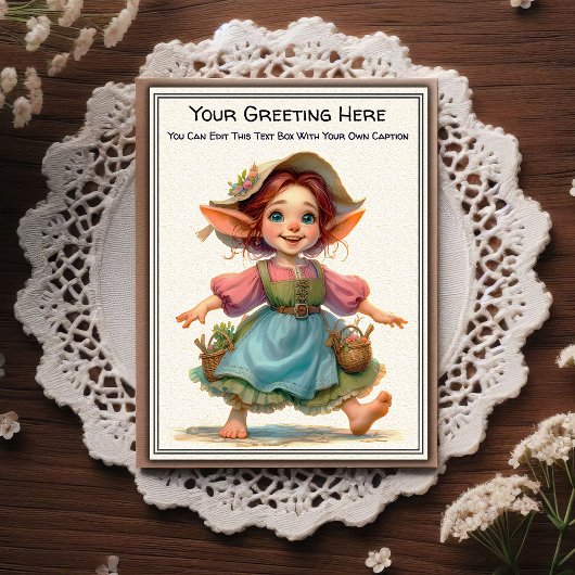 Carte Postale Whimsical Everyday Sentiment Storybook Art  