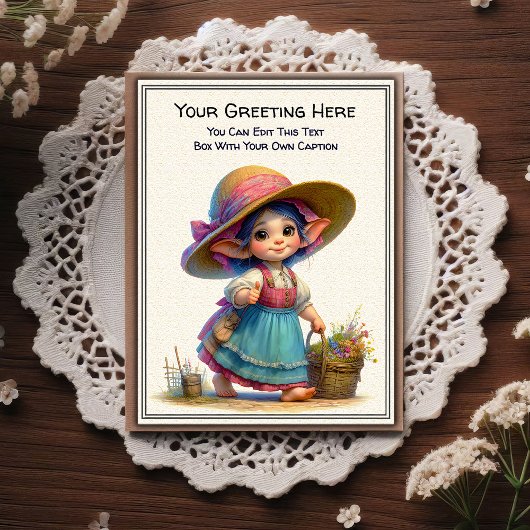 Carte Postale Whimsical Everyday Sentiment Storybook Art  