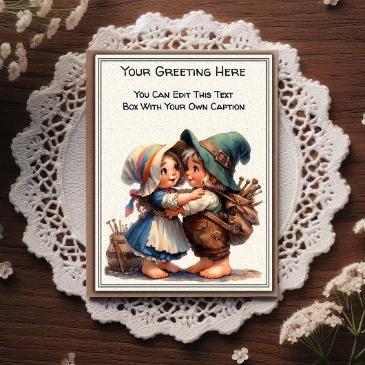 Carte Postale Whimsical Everyday Sentiment Storybook Art  