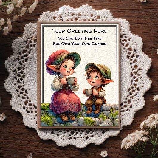 Carte Postale Whimsical Everyday Sentiment Storybook Art