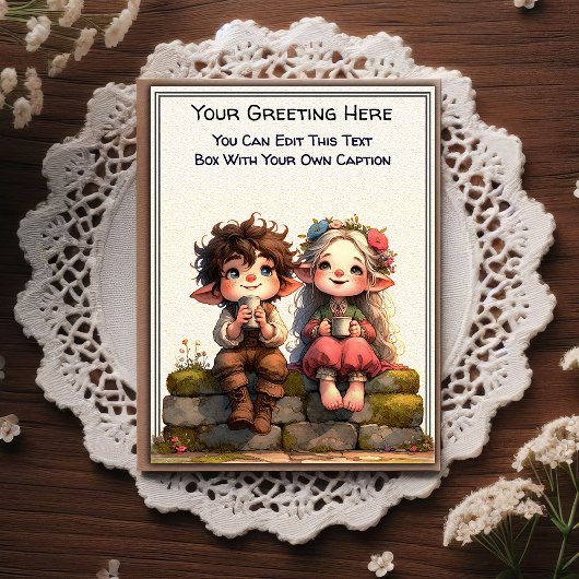 Carte Postale Whimsical Everyday Sentiment Storybook Art