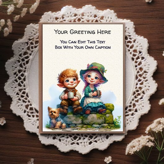 Carte Postale Whimsical Everyday Sentiment Storybook Art