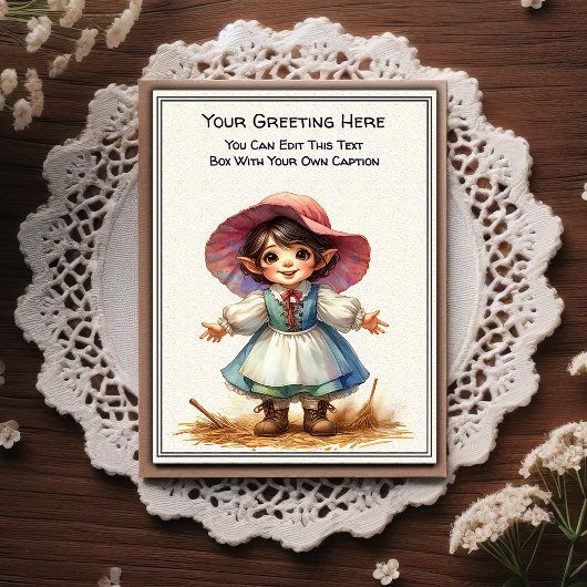 Carte Postale Whimsical Everyday Sentiment Storybook Art