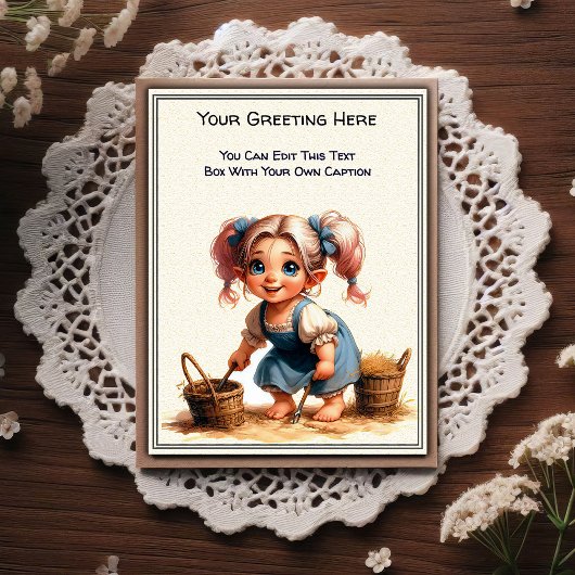 Carte Postale Whimsical Everyday Sentiment Storybook Art
