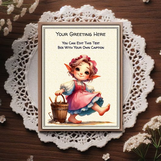 Carte Postale Whimsical Everyday Sentiment Storybook Art  