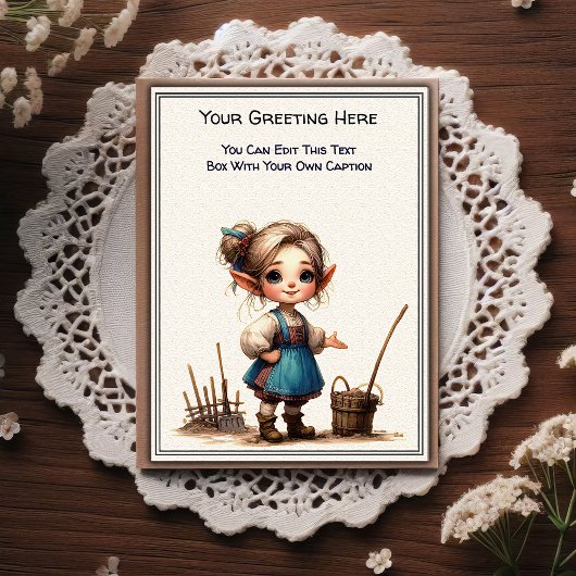 Carte Postale Whimsical Everyday Sentiment Storybook Art