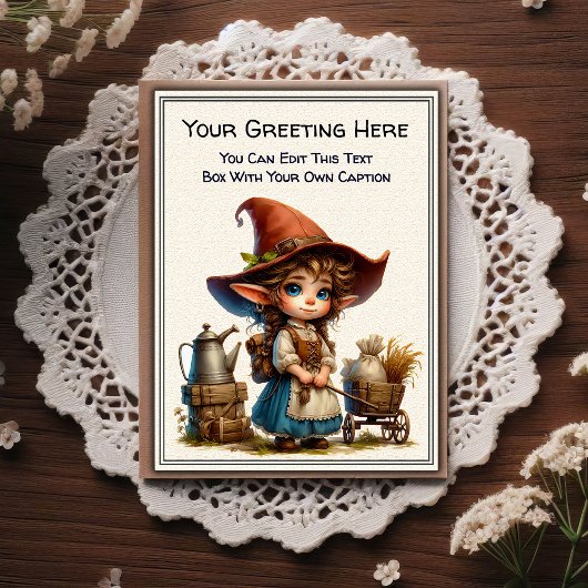 Carte Postale Whimsical Everyday Sentiment Storybook Art  