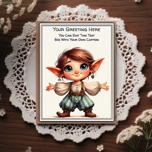 Carte Postale Whimsical Everyday Sentiment Storybook Art  