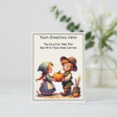Carte Postale Whimsical Everyday Sentiment Storybook Art (Debout devant)