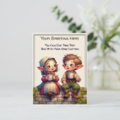 Carte Postale Whimsical Everyday Sentiment Storybook Art (Debout devant)
