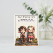 Carte Postale Whimsical Everyday Sentiment Storybook Art (Debout devant)