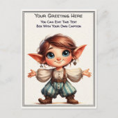 Carte Postale Whimsical Everyday Sentiment Storybook Art   (Devant)