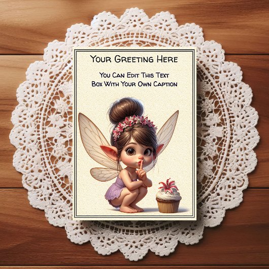 Carte Postale Whimsical Everyday Sentiment Storybook Fairy