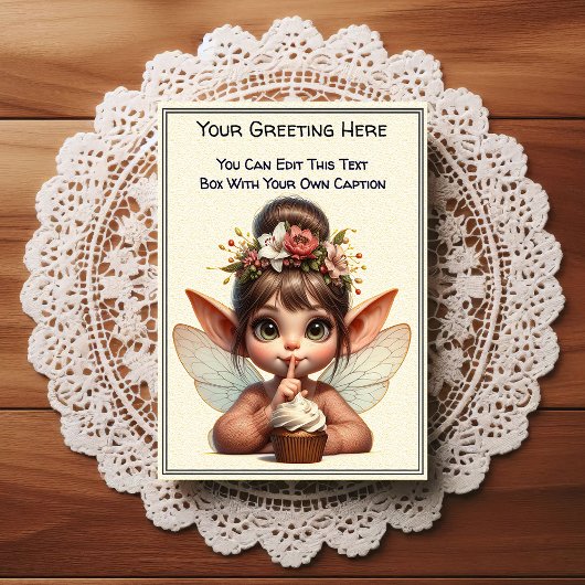 Carte Postale Whimsical Everyday Sentiment Storybook Fairy