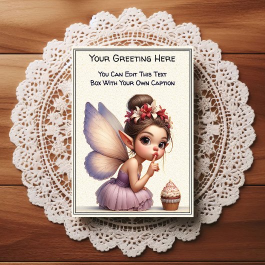 Carte Postale Whimsical Everyday Sentiment Storybook Fairy