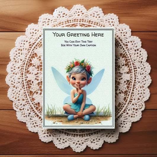 Carte Postale Whimsical Everyday Sentiment Storybook Fairy