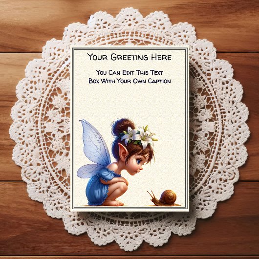 Carte Postale Whimsical Everyday Sentiment Storybook Fairy