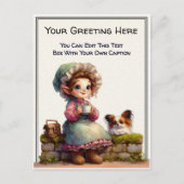 Carte Postale Whimsical Everyday Sentiment Vintage Art Postcard (Devant)
