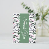 Carte Postale Whimsical Floral Watercolor Wedding (Debout devant)