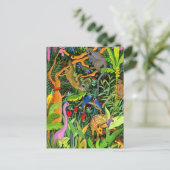 Carte postale Whimsical Forest Animaux (Debout devant)