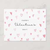 Carte Postale Whimsical Hearts Valentine's Day Postcard (Devant)
