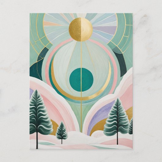 Carte Postale Whimsical Winter Dreamscape (Devant)