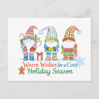 Carte Postale Whimsicale wishes for  cozy holiday season