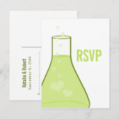 Carte postale Whimssaker RSVP, Vert (Devant / Derrière)