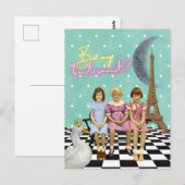 Carte Postale WhimssVintage Enfants Demander une servante (Devant / Derrière)