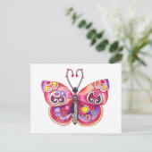 Carte postale Whimsy Butterfly (Debout devant)