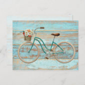 Carte postale Whimsy Vintage Beach Cruiser (Devant / Derrière)