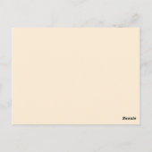 Carte Postale whip en papaye couleur (Dos)