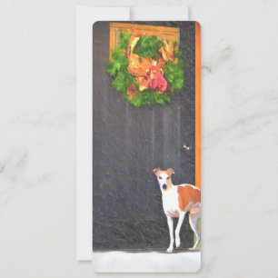 Carte postale Whippet Christmas